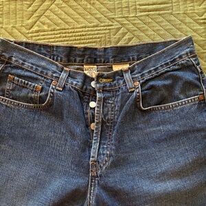 Button fly jeans